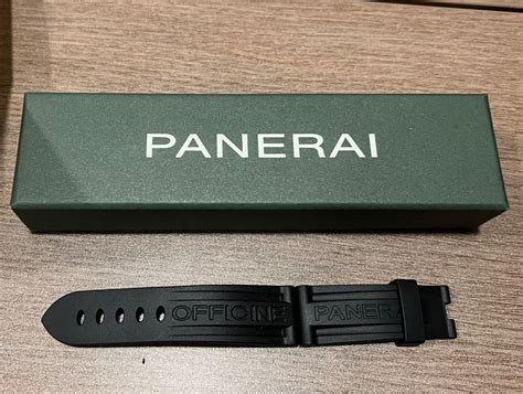 panerai 372 rubber strap|original Panerai rubber strap.